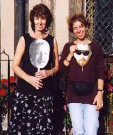 Margaret Mellor & Deb Colden - with Masks